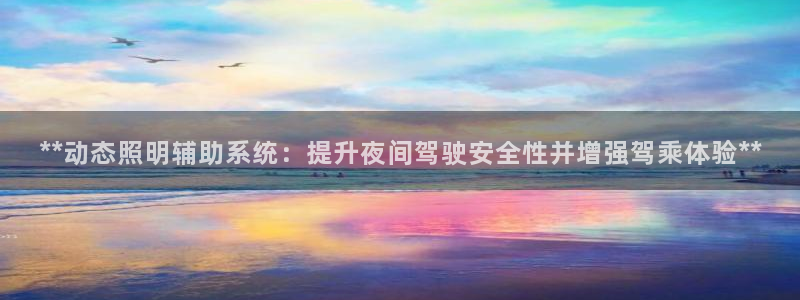 **动态照明辅助系统:提升夜间驾驶安全性并增强驾乘体验**