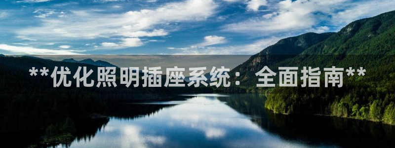 **优化照明插座系统：全面指南**