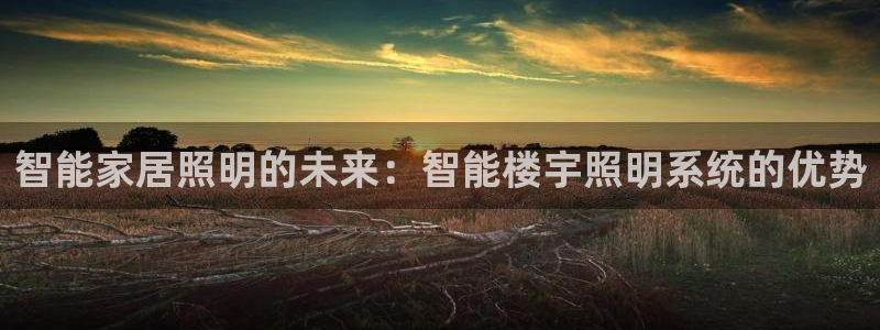 智能家居照明的未来：智能楼宇照明系统的优势