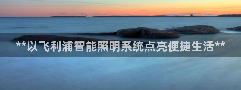 **以飞利浦智能照明系统点亮便捷生活**