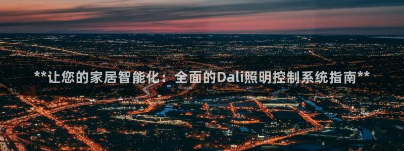 **让您的家居智能化：全面的Dali照明控制系统指南**