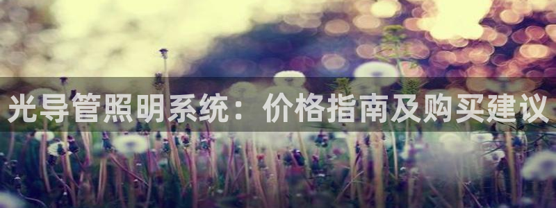 光导管照明系统：价格指南及购买建议