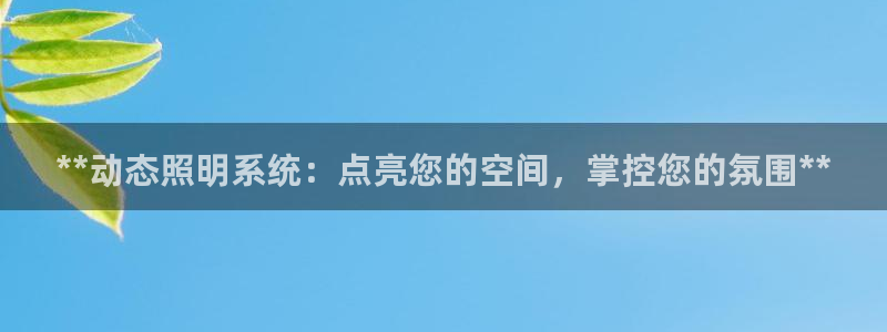 **动态照明系统:点亮您的空间,掌控您的氛围**