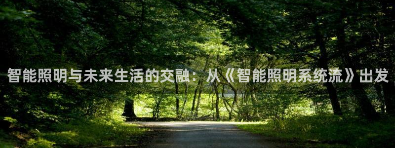 智能照明与未来生活的交融：从《智能照明系