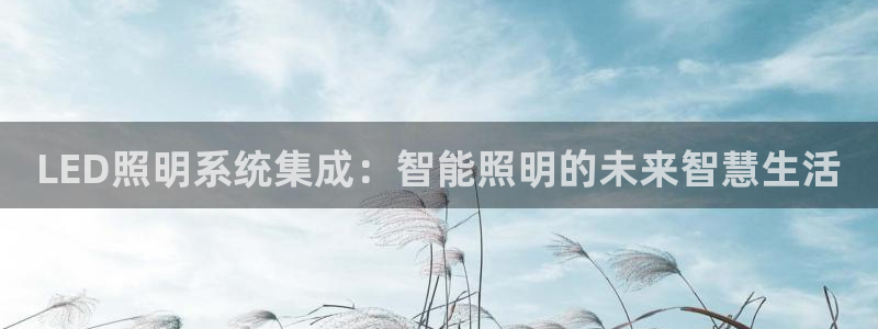 LED照明系统集成：智能照明的未来智慧生活