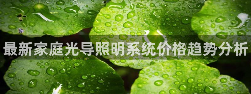 最新家庭光导照明系统价格趋势分析