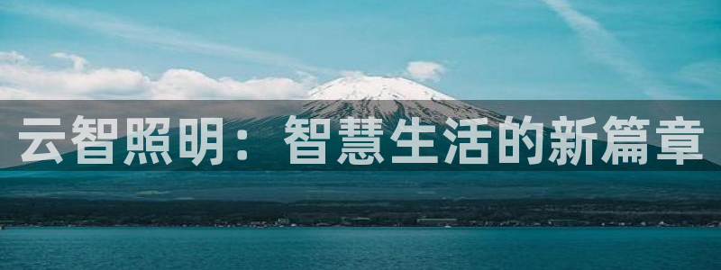 云智照明：智慧生活的新篇章