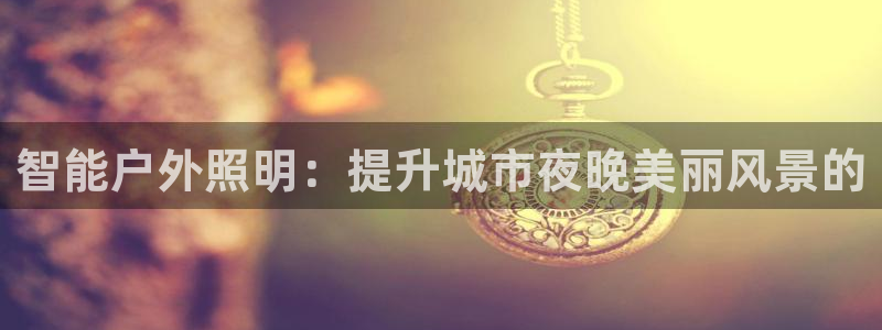 智能户外照明：提升城市夜晚美丽风景的