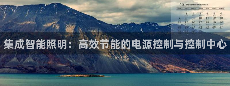 集成智能照明：高效节能的电源控制与控制中心