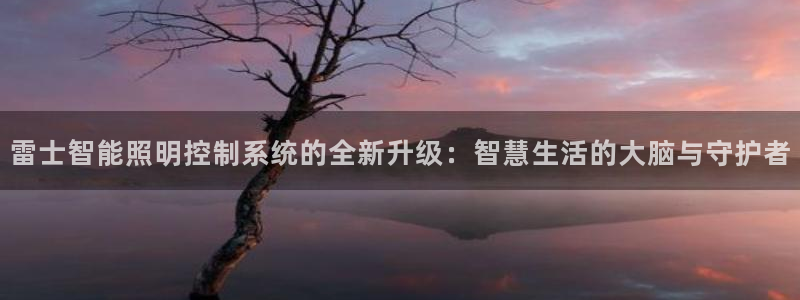 雷士智能照明控制系统的全新升级：智慧生活