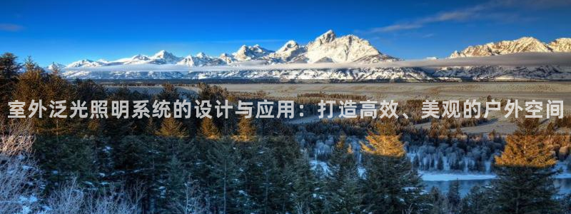 室外泛光照明系统的设计与应用：打造高效、