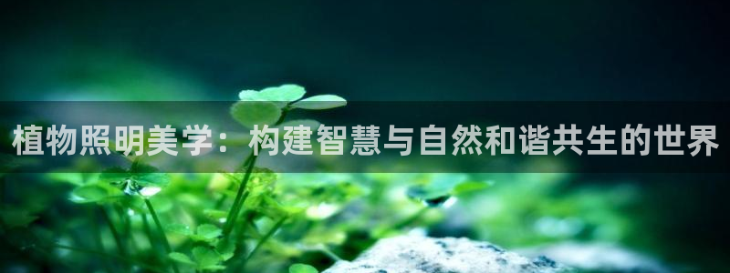 植物照明美学：构建智慧与自然和谐共生的世界