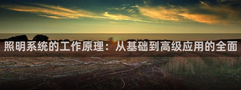 照明系统的工作原理：从基础到高级应用的全